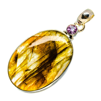 Labradorite Pendants handcrafted by Ana Silver Co - PD754470