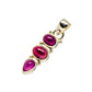 Pink Tourmaline Pendants handcrafted by Ana Silver Co - PD754494