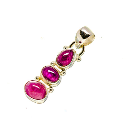 Pink Tourmaline Pendants handcrafted by Ana Silver Co - PD754495