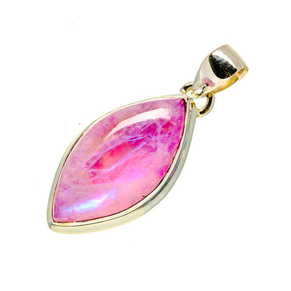 Pink Moonstone Pendants handcrafted by Ana Silver Co - PD754498
