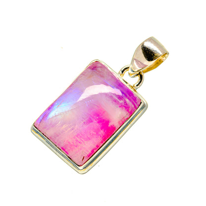 Pink Moonstone Pendants handcrafted by Ana Silver Co - PD754499