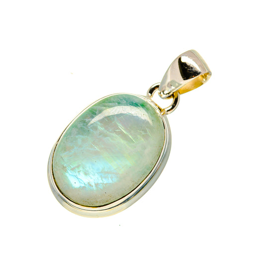 Green Moonstone Pendants handcrafted by Ana Silver Co - PD754500