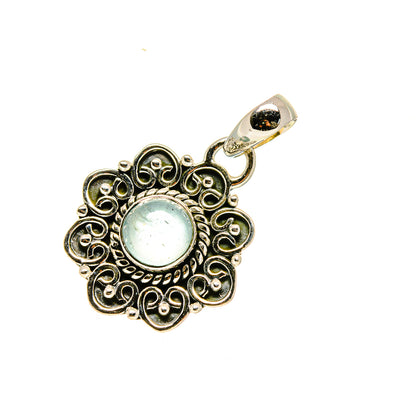 Aquamarine Pendants handcrafted by Ana Silver Co - PD754504