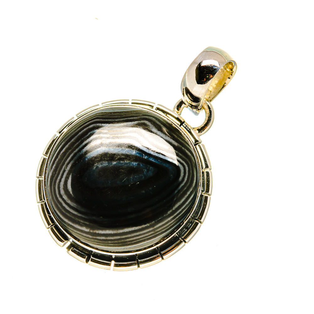 Psilomelane Pendants handcrafted by Ana Silver Co - PD754519