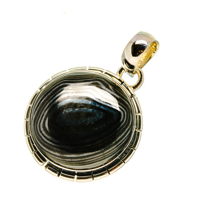 Psilomelane Pendants handcrafted by Ana Silver Co - PD754519
