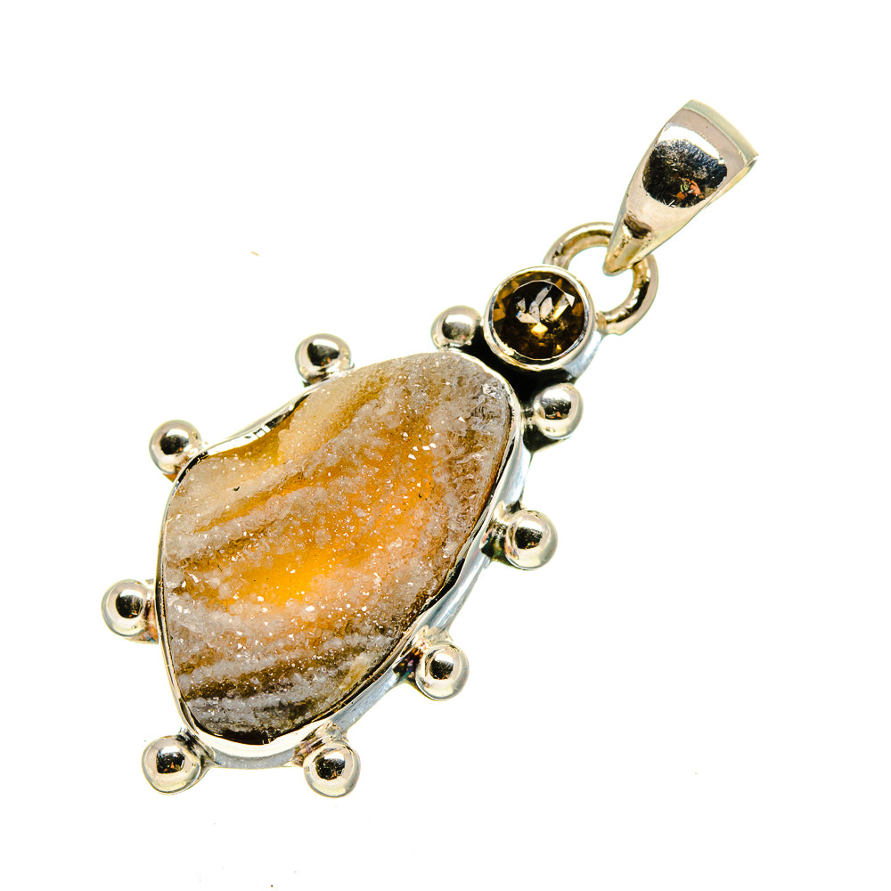Desert Druzy Pendants handcrafted by Ana Silver Co - PD754521