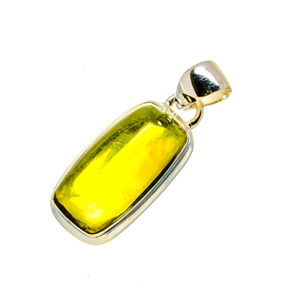 Olive Quartz Pendants handcrafted by Ana Silver Co - PD754522