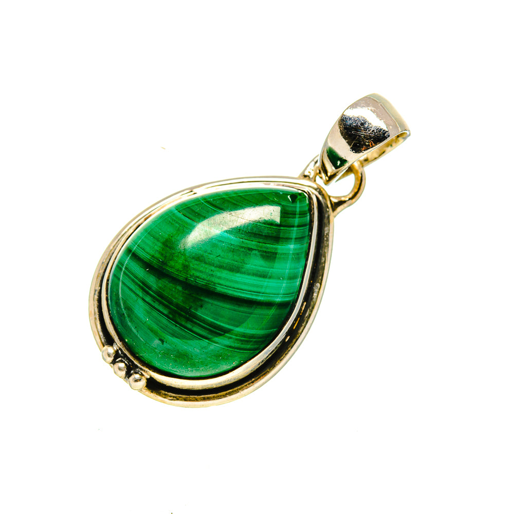 Malachite Pendants handcrafted by Ana Silver Co - PD754523