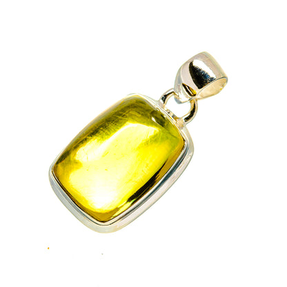 Olive Quartz Pendants handcrafted by Ana Silver Co - PD754543