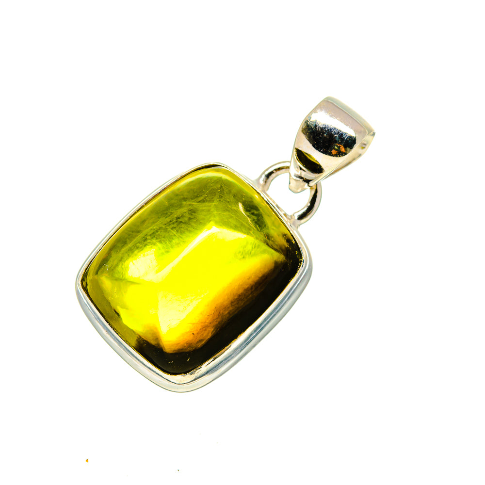 Olive Quartz Pendants handcrafted by Ana Silver Co - PD754544