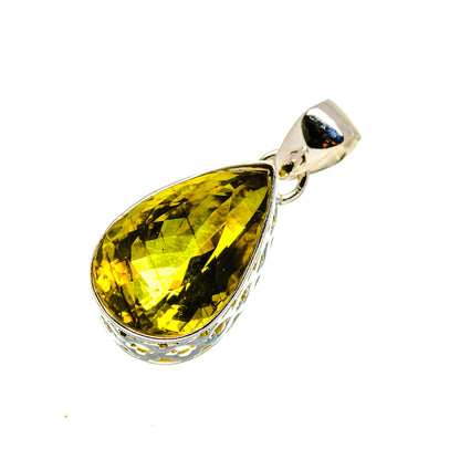 Olive Quartz Pendants handcrafted by Ana Silver Co - PD754545