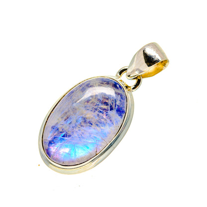 Rainbow Moonstone Pendants handcrafted by Ana Silver Co - PD754550