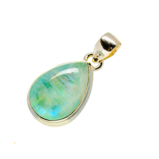 Green Moonstone Pendants handcrafted by Ana Silver Co - PD754552