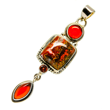 Moroccan Agate Pendants handcrafted by Ana Silver Co - PD754564