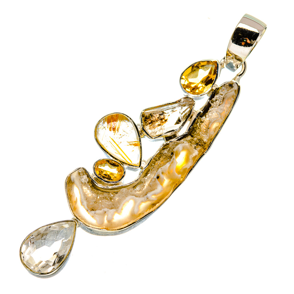 Herkimer Diamond Pendants handcrafted by Ana Silver Co - PD754568
