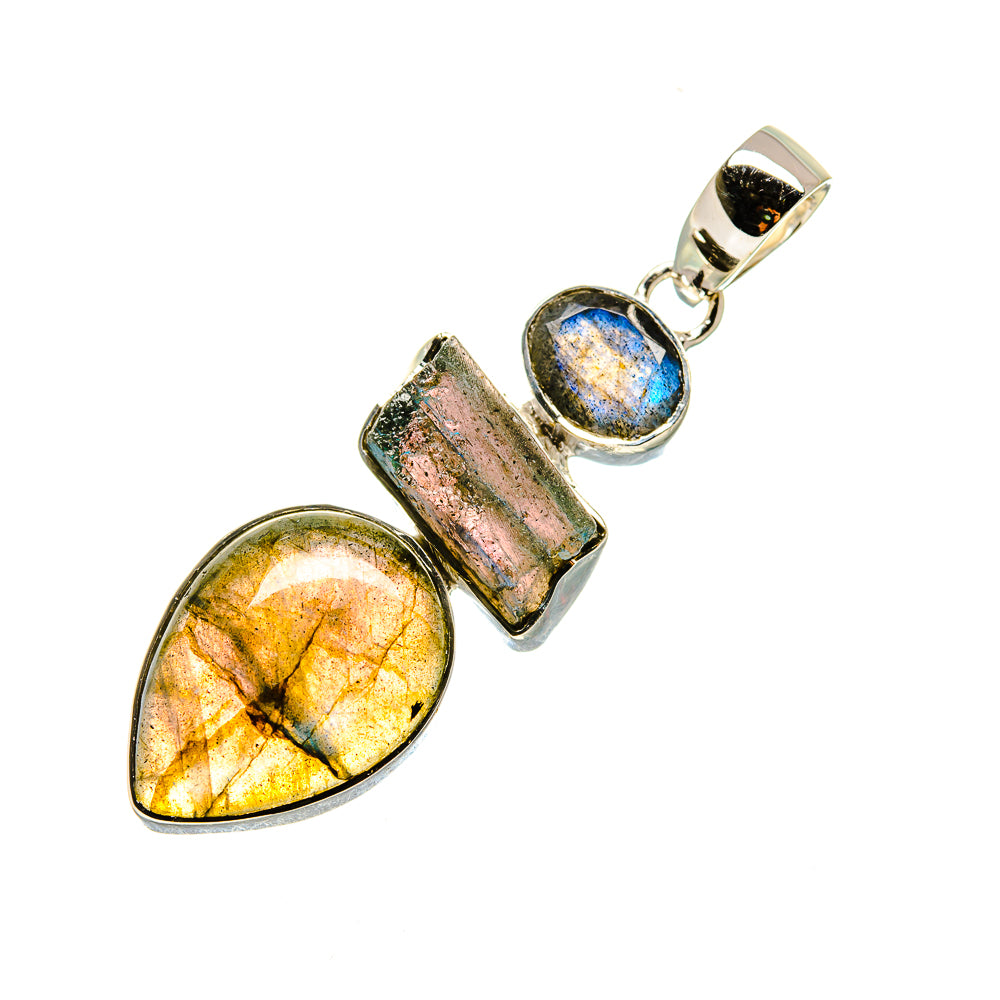 Labradorite Pendants handcrafted by Ana Silver Co - PD754571