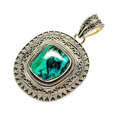 Chrysocolla Pendants handcrafted by Ana Silver Co - PD754580