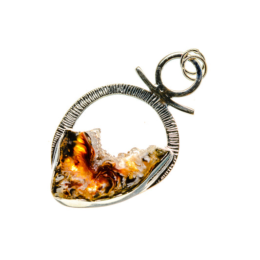 Coconut Geode Slice Pendants handcrafted by Ana Silver Co - PD754582