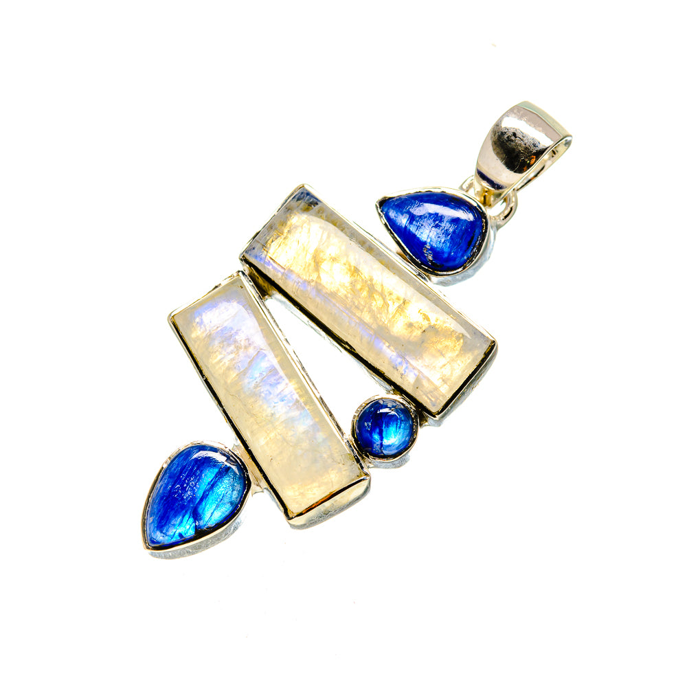 Rainbow Moonstone Pendants handcrafted by Ana Silver Co - PD754590