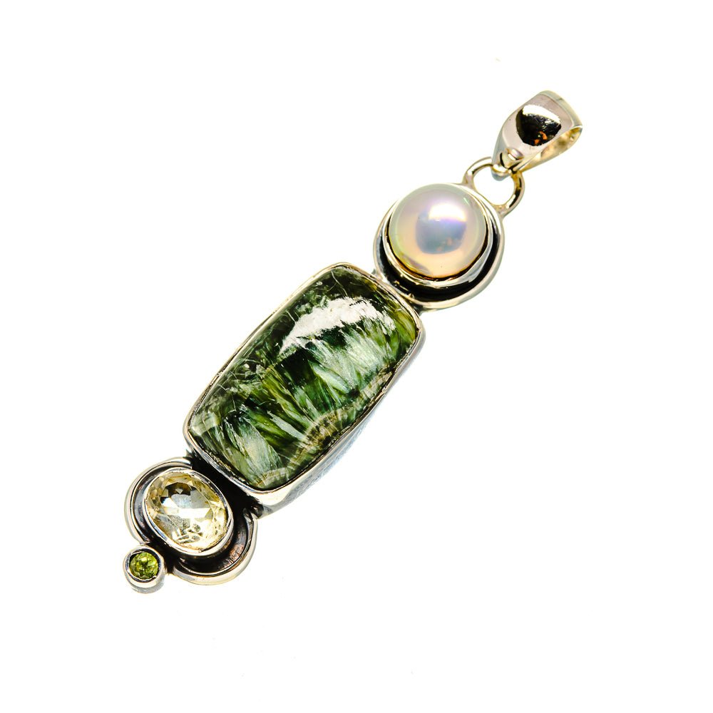 Seraphinite Pendants handcrafted by Ana Silver Co - PD754591