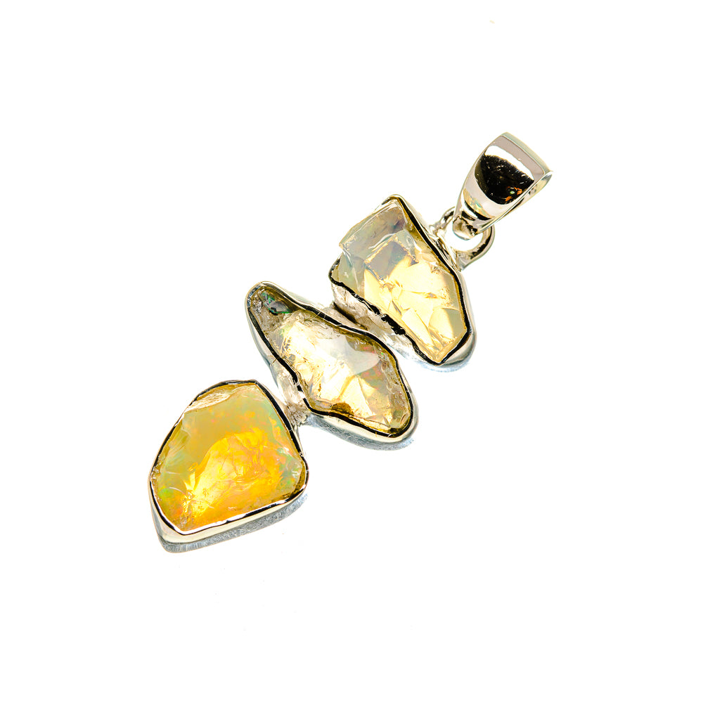 Ethiopian Opal Pendants handcrafted by Ana Silver Co - PD754592