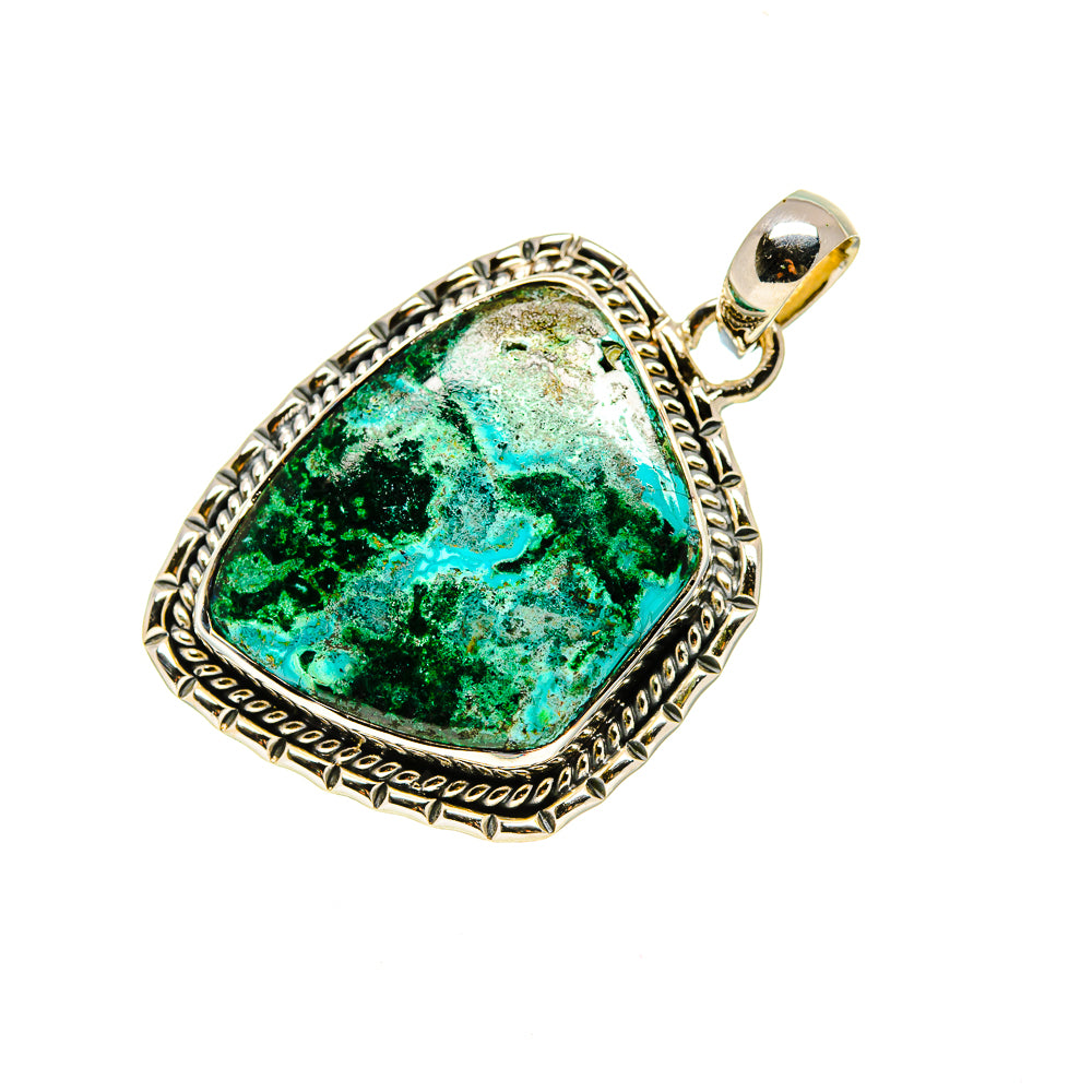 Chrysocolla Pendants handcrafted by Ana Silver Co - PD754594