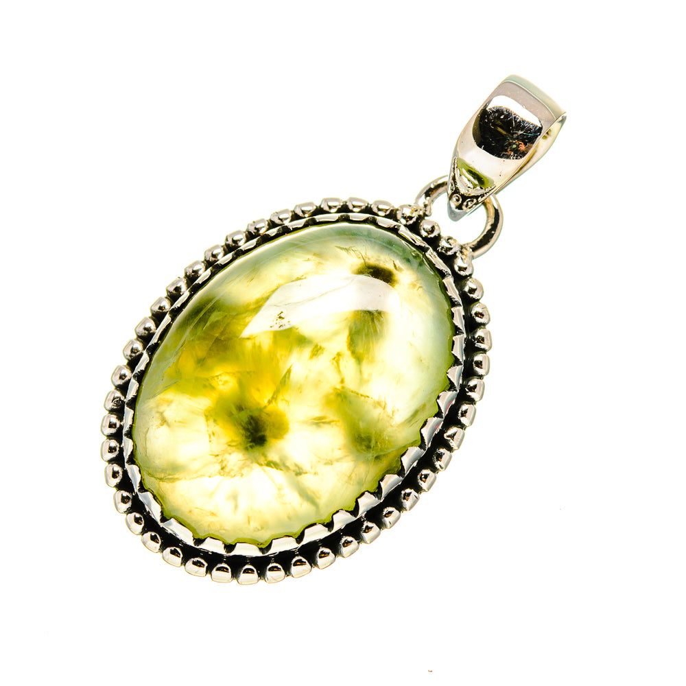 Prehnite Pendants handcrafted by Ana Silver Co - PD754612