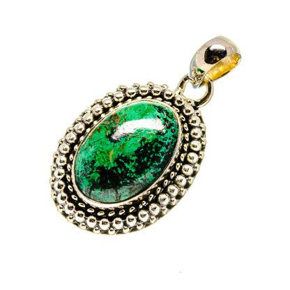 Chrysocolla Pendants handcrafted by Ana Silver Co - PD754613