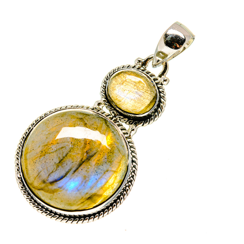 Labradorite Pendants handcrafted by Ana Silver Co - PD754630