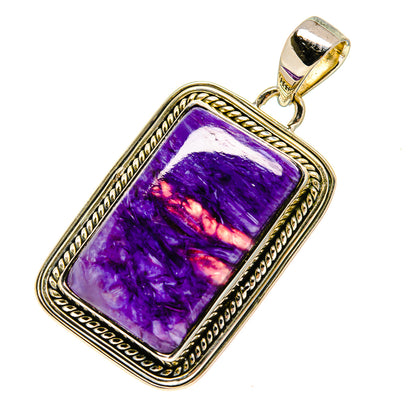Charoite Pendants handcrafted by Ana Silver Co - PD754639
