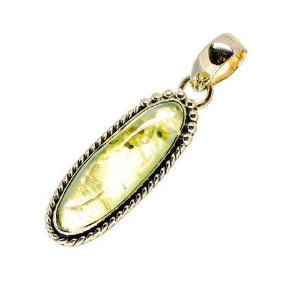 Prehnite Pendants handcrafted by Ana Silver Co - PD754650