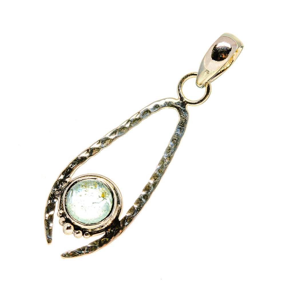 Aquamarine Pendants handcrafted by Ana Silver Co - PD754652