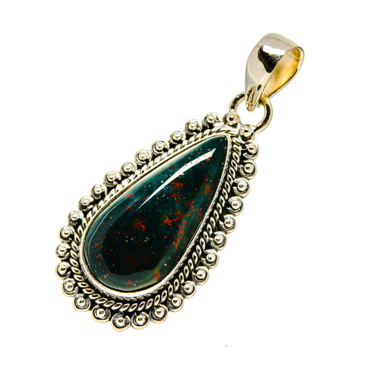 Bloodstone Pendants handcrafted by Ana Silver Co - PD754655