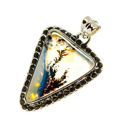 Scenic Dendritic Agate Pendants handcrafted by Ana Silver Co - PD754669