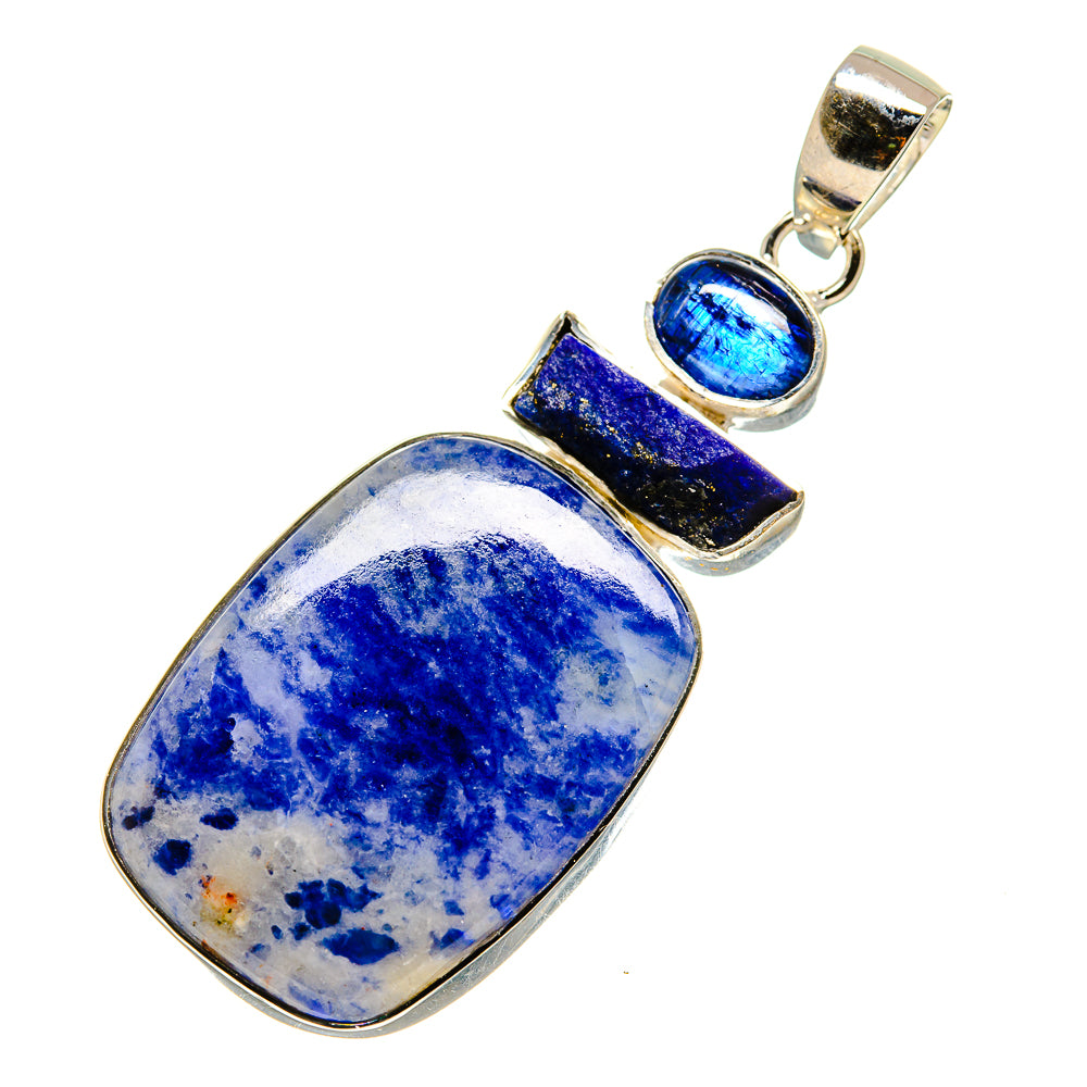 Sodalite Pendants handcrafted by Ana Silver Co - PD754676