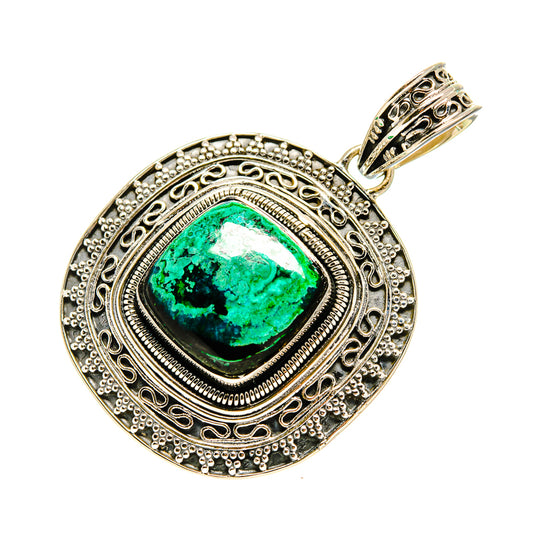 Chrysocolla Pendants handcrafted by Ana Silver Co - PD754678