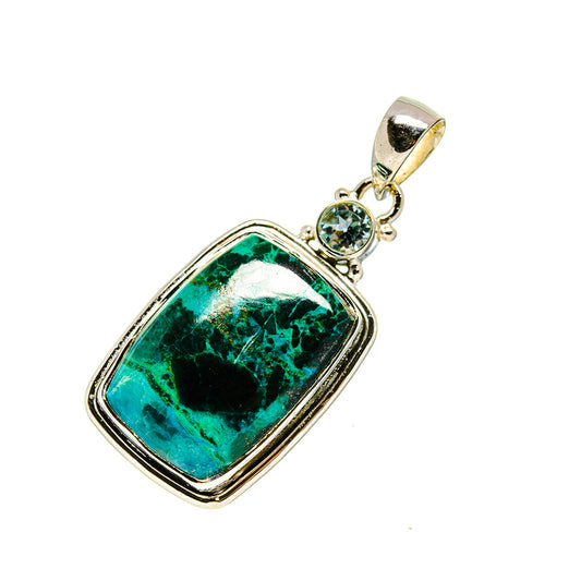 Chrysocolla Pendants handcrafted by Ana Silver Co - PD754688