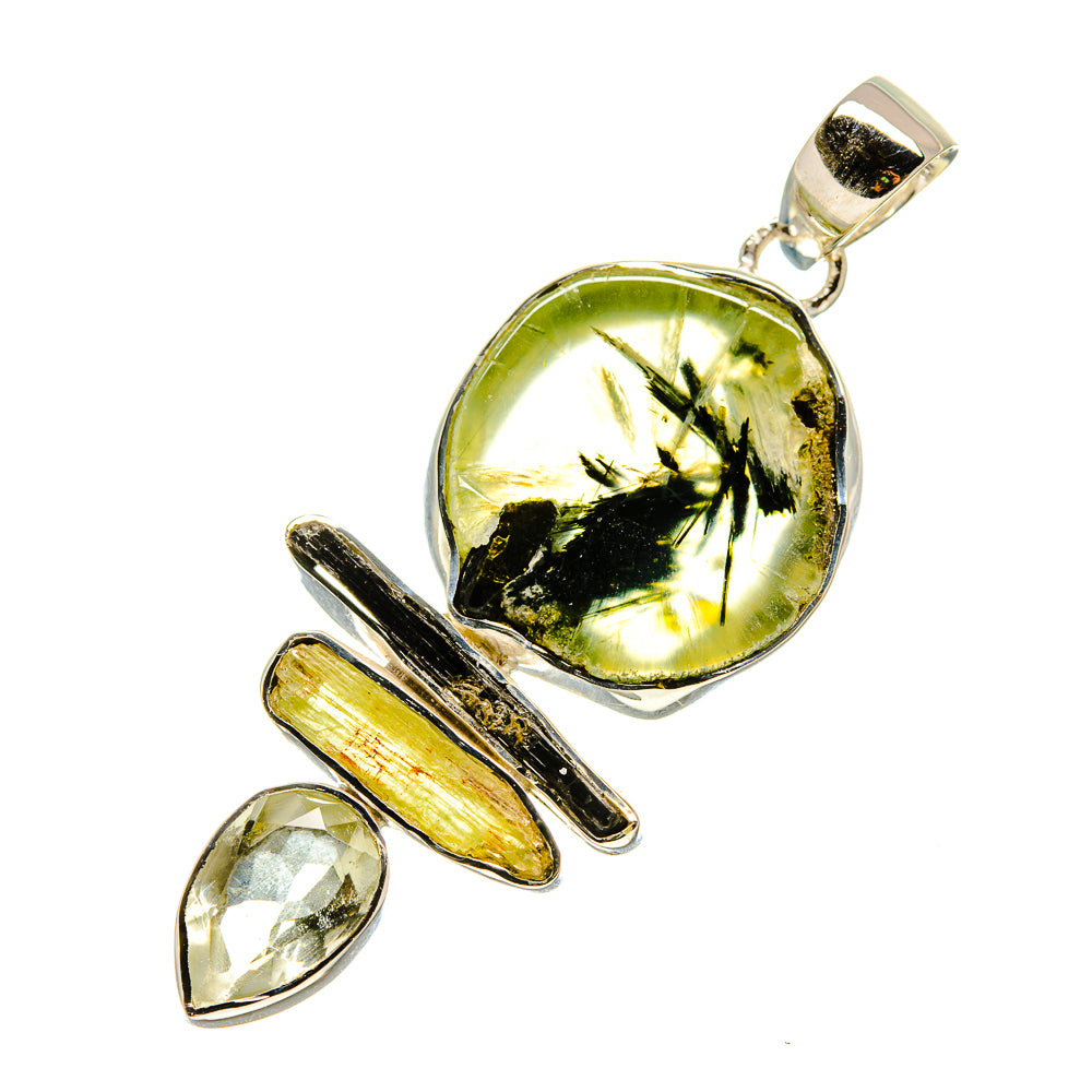Prehnite Pendants handcrafted by Ana Silver Co - PD754691