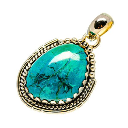 Chrysocolla Pendants handcrafted by Ana Silver Co - PD754712