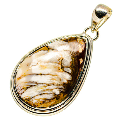 Peanut Wood Jasper Pendants handcrafted by Ana Silver Co - PD754745