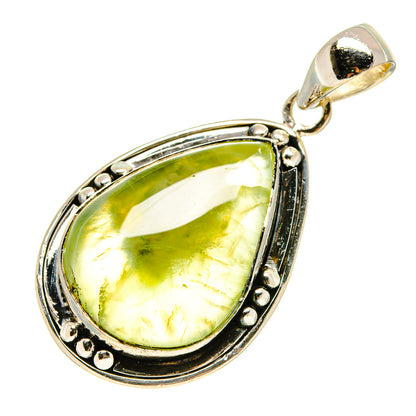 Prehnite Pendants handcrafted by Ana Silver Co - PD754758