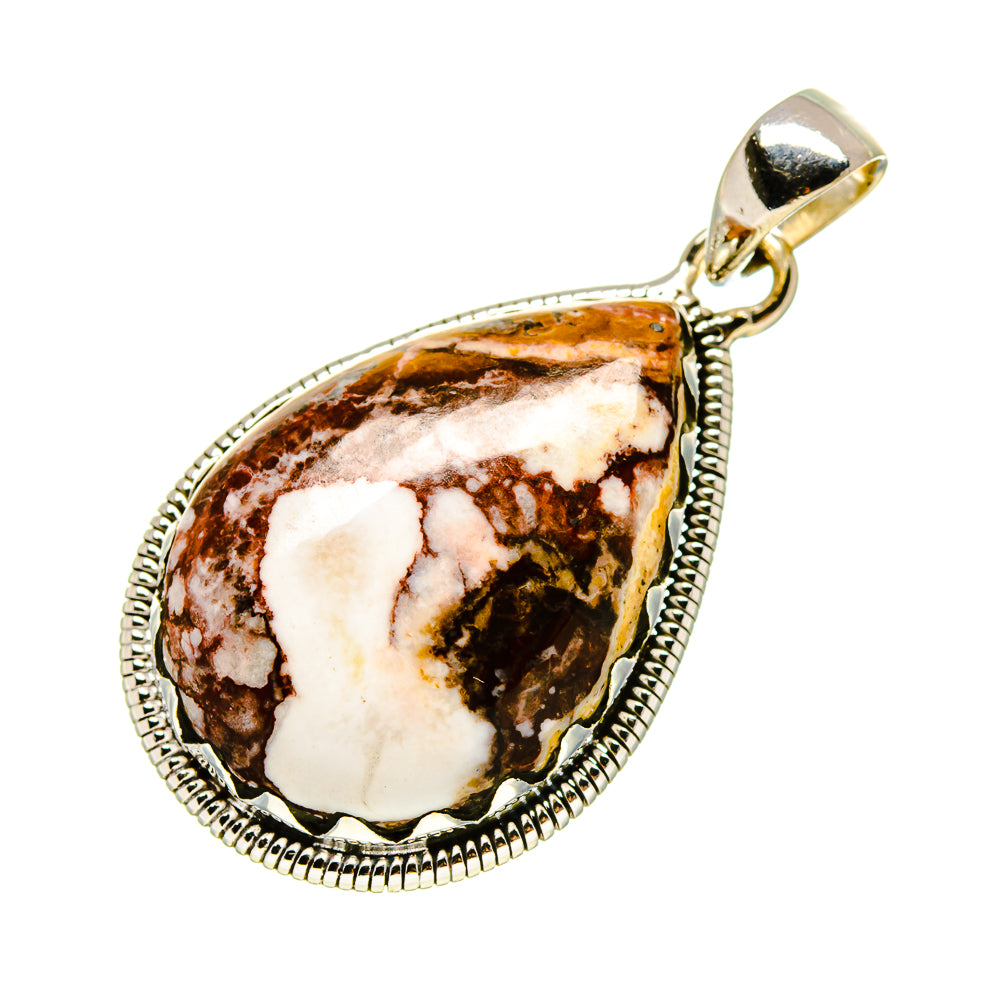 Peanut Wood Jasper Pendants handcrafted by Ana Silver Co - PD754763 - Photo 2
