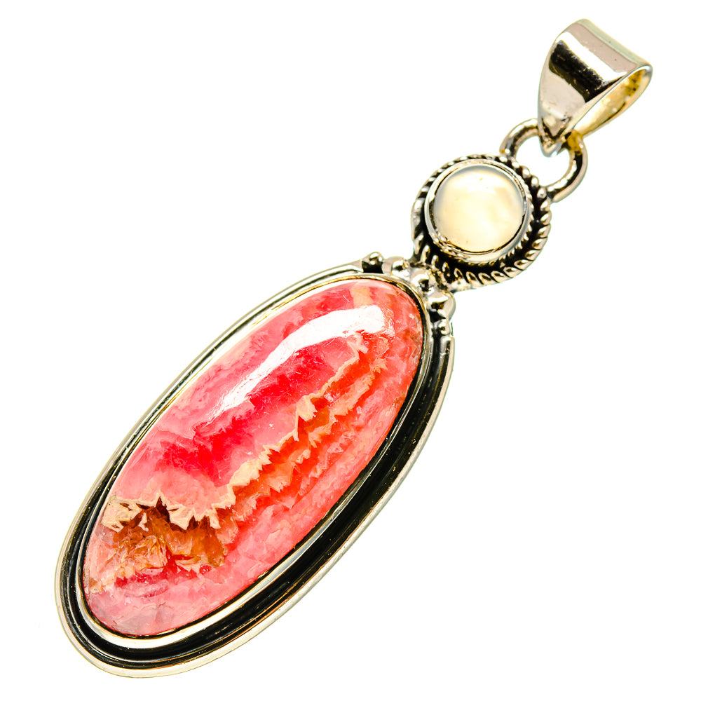 Rhodochrosite Pendants handcrafted by Ana Silver Co - PD754775