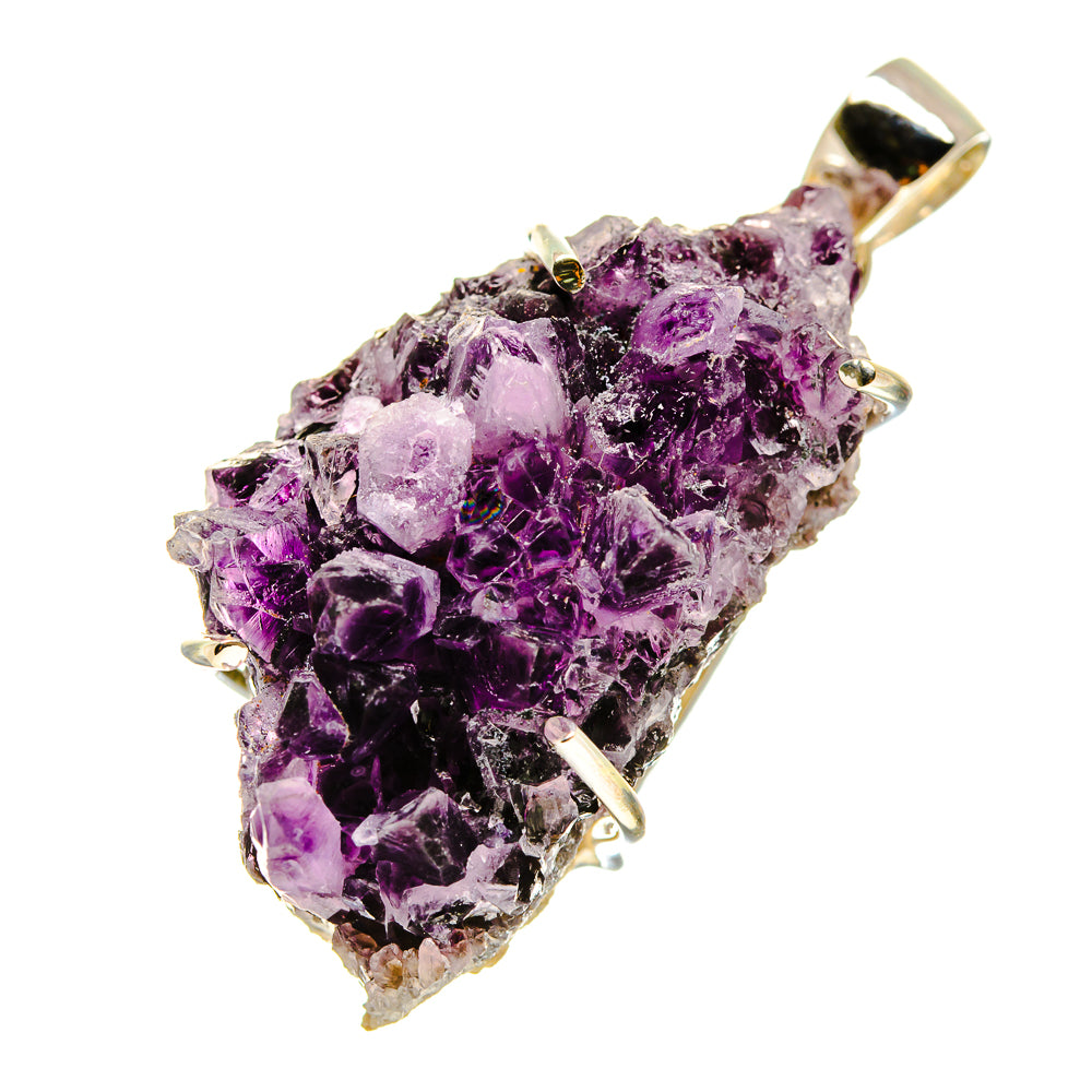 Amethyst Crystal Pendants handcrafted by Ana Silver Co - PD754783