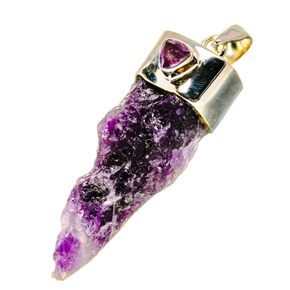 Amethyst Stalactite Pendants handcrafted by Ana Silver Co - PD754786