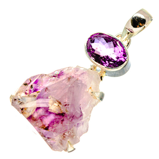 Amethyst Crystal Pendants handcrafted by Ana Silver Co - PD754787