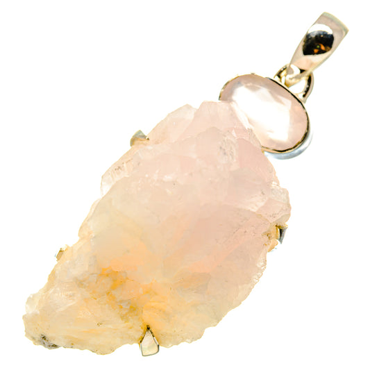Rose Quartz Pendants handcrafted by Ana Silver Co - PD754790