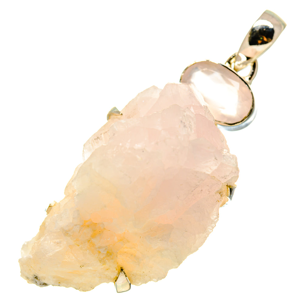 Rose Quartz Pendants handcrafted by Ana Silver Co - PD754790