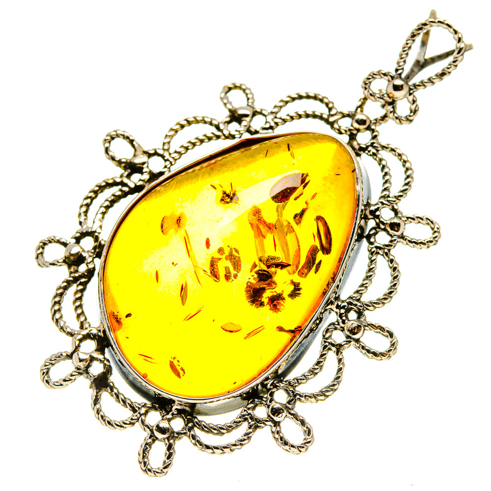 Baltic Amber Pendants handcrafted by Ana Silver Co - PD754801