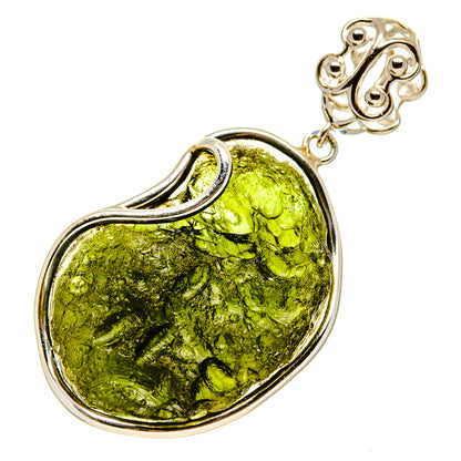 Czech Moldavite Pendants handcrafted by Ana Silver Co - PD754806